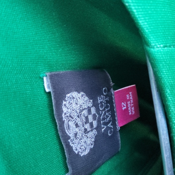 Vince Camuto Floral Green Sleeveless Dress size 12 - Picture 2 of 11